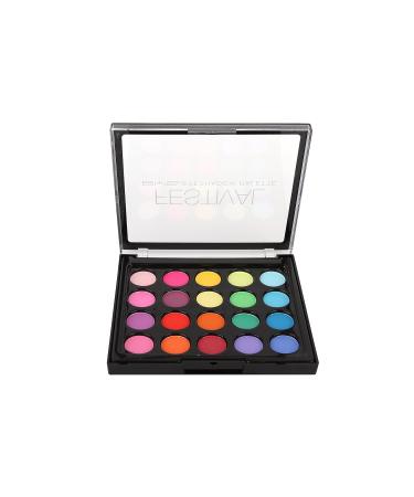 Shop BYS Festival Eyeshadow Palette - 20 Vibrant Shades for International Shipping - Buy Online on GoSupps.com