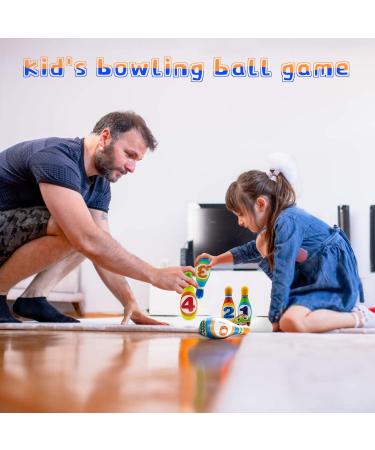 Kids Bowling Set - 10 Foam Pins & 2 Balls | Toy Gift for Early Education | Indoor & Outdoor Games for Toddler, Preschoolers, School-Age Boys & Girls - Buy Online on GoSupps.com