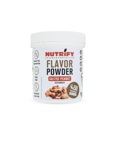 Nutrify NUTRIFY Advanced Nutrition Salted Peanut Flavor Powder 150g aromatic powder with salted peanut flavor and 7.5 kcal per serving vegan lactose-free gluten-free