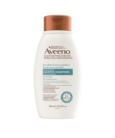 Aveeno Rose Water & Chamomile Shampoo for Dry Hair Hydrating 354 milliliters