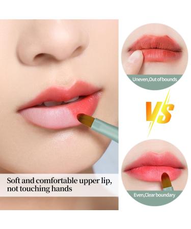 Buy Songaa Retractable Lip Brush - 2 Pack Dual-Ended Lip Applicator for Lipstick Lip Gloss & Liner - Stylish Silver & Green Design - Buy Online on GoSupps.com
