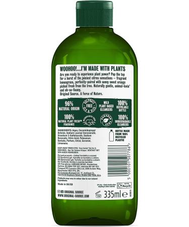  ORIGINAL SOURCE Original Source I'm Plant based Lemongrass and sweet orange 335 ml - Buy Online on GoSupps.com
