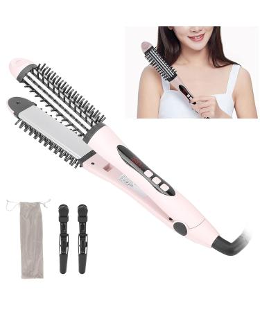 2 in 1 Hair Straightener & Hot Round Brush - International Shipping Available - Buy Online on GoSupps.com