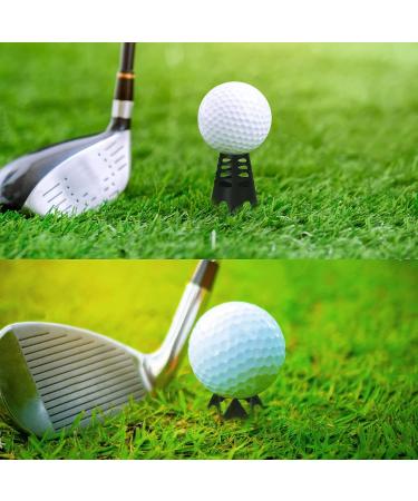 Vefungyan 18pcs Golf Tees for Indoor Training & Driving Range Practice - Black Plastic Tees for Winter Golf Simulator Mats - Buy Online on GoSupps.com