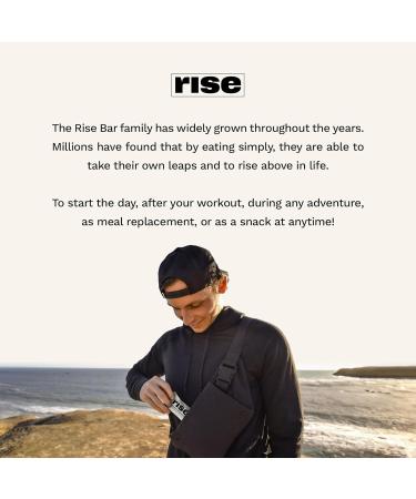 Rise Whey Protein Bars - Mocha Almond | 15g Protein Breakfast & Snack | Gluten-Free Soy-Free 4g Fiber 5 Whole Food Ingredients - Buy Online on GoSupps.com