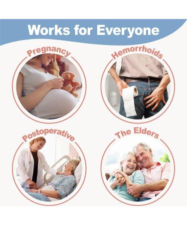 Sitz Bath for Hemorrhoids & Postpartum Care - Collapsible Seat with Deeper Bowl for Perineum Relief, Includes Sitz Bath Salt Green - Ideal for Women - Buy Online on GoSupps.com