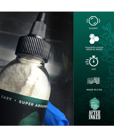 Quick & Super Absorbent Tattoo Ink Solidifier - Liquid Polymer Powder | 6 oz - Buy Online on GoSupps.com