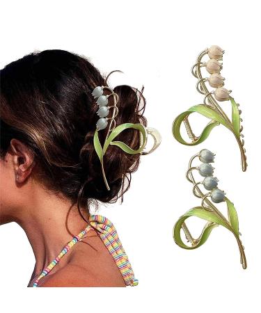 6Pcs Flower Hair Claw Clips for Women - Non-Slip Metal Butterfly Hair Clips Set - Buy Online on GoSupps.com