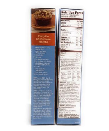 Pillsbury Pumpkin Quick Bread & Muffin Mix 14 oz (Pack of 2) - Delicious Pumpkin Flavor for Baking - 28 oz Total - Buy Online on GoSupps.com