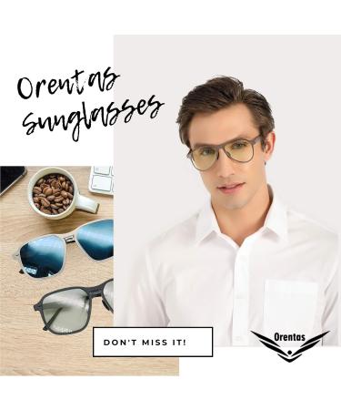 Buy U/K Orentas Ultra-Thin Blue Light Blocking Sunglasses & Night Driving Glasses - Unisex - 2 Pack Saro-Frost - Buy Online on GoSupps.com