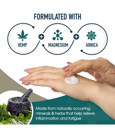 MARS WELLNESS MG+ w/Hemp Pain Cream 4 oz - Magnesium & Arnica Relief for Arthritis, Muscle & Joint Pain - Numbing & Healing Cream for Leg Cramps - 1 Pack - Buy Online on GoSupps.com