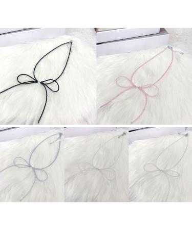 Oralgo Stylish Loop Trailer Necklace | Unique Pearl & Acrylic Design for Everyday Elegance & Parties - Buy Online on GoSupps.com