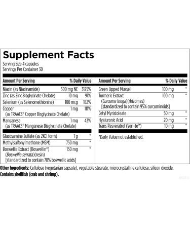 Designs for Health ArthroSoothe - Hyaluronic Acid Glucosamine MSM Green Lipped Mussel Turmeric + More to Help Support Healthy Joint Function - Non-GMO Supplement for Adults (120 Capsules) - Buy Online on GoSupps.com
