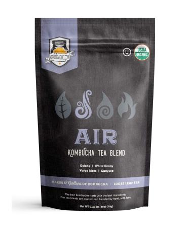 Fermentaholics - Element Kombucha Tea Blends | USDA Certified Organic Kombucha Tea Blend | Kosher Certified (Air Blend) - Buy Online on GoSupps.com