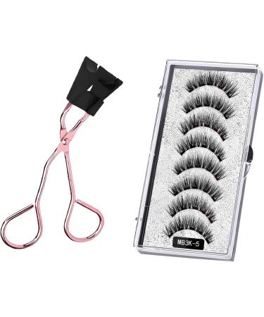 Magnetic False Eyelash Set Magnetic Eyelashes Without Eyeliner Realistic Thick And Curly Reusable Easy To Operate For Girls Makeup - Buy Online on GoSupps.com
