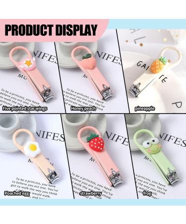 6 Pieces of Cute Nail Clippers 6 Pieces of Key Rings Multi-Style Nail Clippers Cartoon Nail Clippers Folding Nail Clippers Anti-Splash Nail Clippers Manicure Set - Buy Online on GoSupps.com
