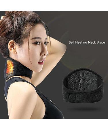 Self-Warming Black Neck Warmer with 5 Magnets | Comfortable & Non-Slip | Boost Metabolism - Buy Online on GoSupps.com