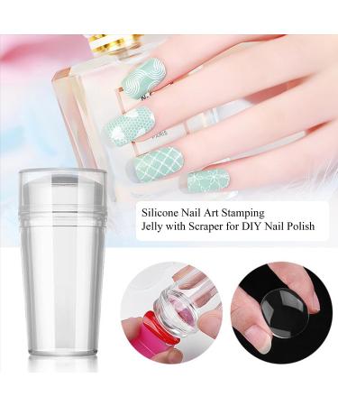 Halloween Nail Stamper Kit with Skull, Devil, Spider Images - Nail Stamping Plate Set for DIY Manicure - Bellelfin - Buy Online on GoSupps.com