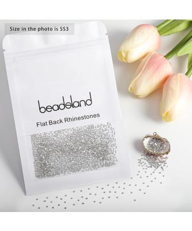 Buy Beadsland 1440 Pieces Flat Back Rhinestones - SS3 Crystal White Nail Crystals for Nail Art - International Shipping Available - Buy Online on GoSupps.com