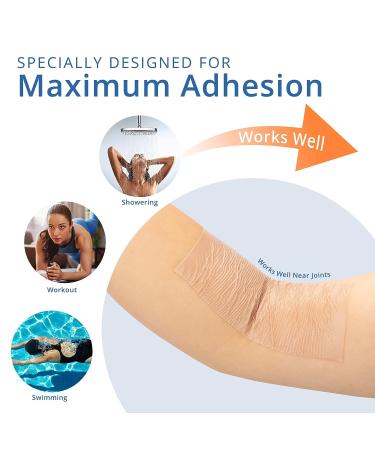 VICVINUEL Silicone Scar Sheets - Reduces New Scars in 1 Month and Old in 3-6 Months - Large Sheets 4 PCS (2.4 x 6 each) - Buy Online on GoSupps.com