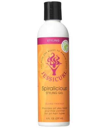 Jessicurl  Spiralicious Gel  Curl Defining  Curly Hair Products  Hair Gel for Curly Hair and Frizz Control  for all hair types Island Fantasy 8 Fl Oz (Pack of 1)