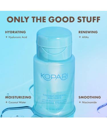 Kopari Coconut Renewal AHA Toner | 8.6% Triple-Powered AHAs | International Shipping - Buy Online on GoSupps.com