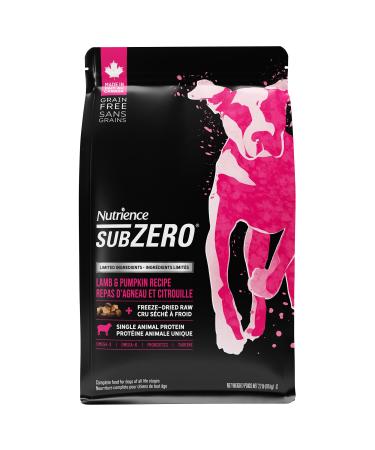 Nutrience SubZero Limited Ingredient Dog Food - Lamb and Pumpkin Recipe - 10 kg (22 lb) Lamb & Pumpkin 10 kg (Pack of 1)