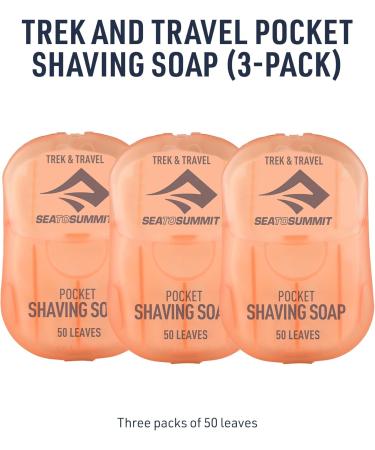 Sea to Summit Trek and Travel Pocket Shaving Paper Soap Leaves - Eco-Friendly Travel Soap 3-Pack for Ultimate Convenience - Buy Online on GoSupps.com