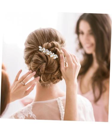 Healeved Fashionable Diamond Hair Accessories Hair Comb Wedding Hair Clip Women Headpiece Hair Accessories for Women Wedding Hair Accessories Sparkly Hair Clip Bridal Hair Accessories - Buy Online on GoSupps.com