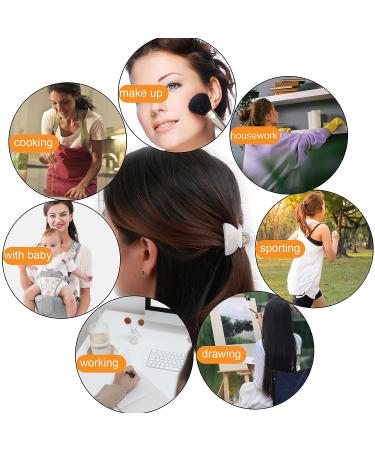 Ryhiac 1.57 inch Small Hair Claw Clips - 6pcs Leopard Style for Thin to Medium Hair | Sturdy No-Slip Acrylic Hair Jaw Clamps for Strong Grip and Versatile Hairstyles - Buy Online on GoSupps.com