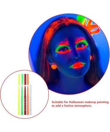 FOMIYES 5pcs Halloween Paint Pen Make up Highlighter Eyeliner Fluorescence Eye Liner Eyeliner Pen Plastic - Buy Online on GoSupps.com