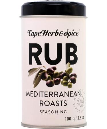 Cape Herb & Spice Rub Mediterranean Roasts Seasoning 100g - Natural Ingredients - 1 Tin - Buy Online on GoSupps.com