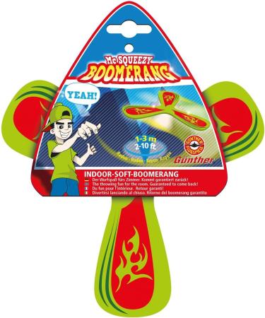 G nther Flight Game Paul G nther 1543 - MC Squeezy Boomerang | Soft EVA Indoor Fun for Kids & Adults - Ships Internationally - Buy Online on GoSupps.com