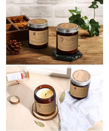 Buy Soy Aromatherapy Candles - 7oz Scented Candle Set (2 Pack) for Home | Long Lasting Lavender & Freesia Gifts for Women - Buy Online on GoSupps.com