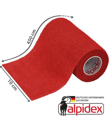 Buy Alpidex 12 Rolls Self-Adhesive Tape - 10 cm x 4.5 m Colorful Pet Bandages & Vet Wrap for Sports | International Shipping Available - Buy Online on GoSupps.com