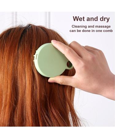 Shampoo Massage Brush | Wet & Dry Scalp Washer | Silicone Bristle Head Massager | Relaxation & Stress Relief | Shower Accessories for Men - Buy Online on GoSupps.com