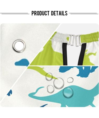 Waterproof Cartoon Dino & Cheetah Barber Cape | Unisex Hair Cutting Bib for Men | International Shipping - Buy Online on GoSupps.com