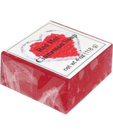 Red Hot Cinnamon Glycerin Soap - Eclectic Lady | 4 oz Bar | Luxurious & Moisturizing | Shop Internationally - Buy Online on GoSupps.com