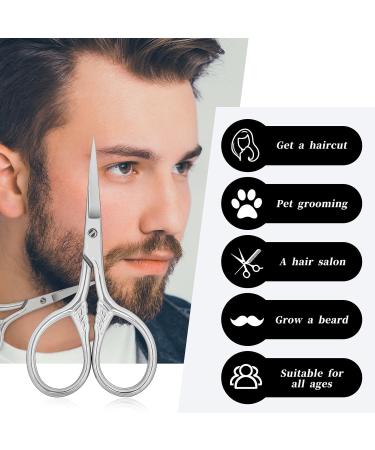 Buy 2 Pieces 9cm Stainless Steel Bartscher Scissors - Professional Eyebrow Nose & Facial Hair Removal | International Shipping Available - Buy Online on GoSupps.com