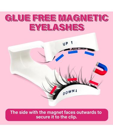 Magnetic Eyelashes with Applicator - Long Lasting Reusable Waterproof & Cruelty-Free | Natural Look False Lashes (1 Pair - Jovial - Buy Online on GoSupps.com