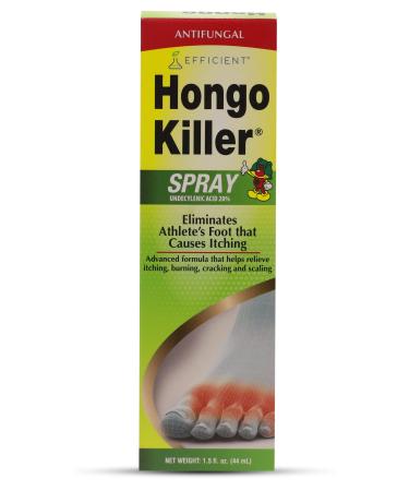 Hongo Killer Antifungal Spray  Athlete's Foot Treatment  1.50 Fl Oz  Bottle