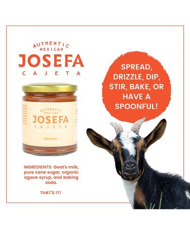 Josefa Traditional Goats Milk Caramel Sauce 11.6 Oz - Gluten-free & Vegetarian | All-Natural, No Corn Syrup | Rich & Smooth - Buy Online on GoSupps.com