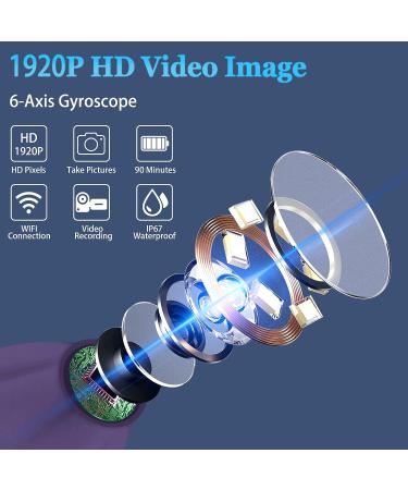 1920P HD Ear Wax Removal Tool with Camera | Soft Silicone Ear Scoop | 6 LED Lights | Compatible with iPhone, iPad, Android | Purple - Buy Online on GoSupps.com