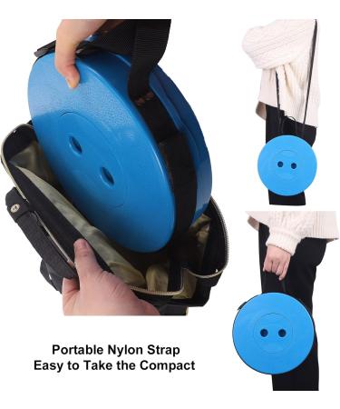 BOWINR 2 Pack Portable Telescopic Stool - Lightweight Folding Chair for Camping, Fishing, Hiking - Max Load 600 lbs - Blue & Grey (2022) - Buy Online on GoSupps.com
