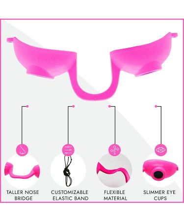 EVO FLEX Sunnies - UV Protection Tanning Bed Goggles 4 Pack (Pink) | FDA Compliant - Buy Online on GoSupps.com