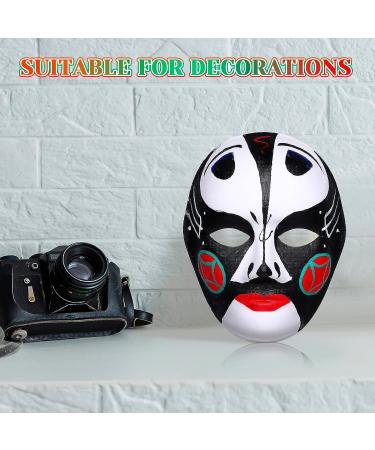 Aoriher 50 Pcs Paper Mache Full Face Masks for DIY Crafts - White Blank Masks for Men, Ideal for Mardi Gras, Masquerade, Art and Cosplay - Buy Online on GoSupps.com