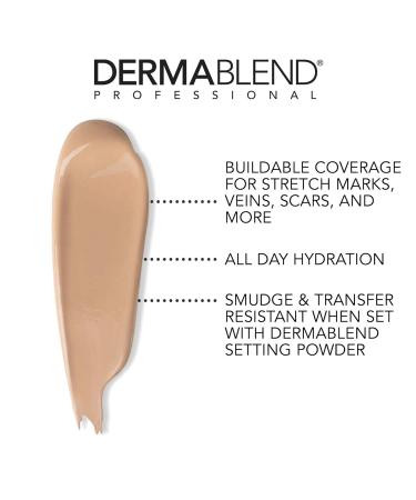 Dermablend Leg & Body Foundation Makeup For Legs Veins Stretch marks Buildable Liquid Body Foundation 100mL 10n Fair Ivory - Buy Online on GoSupps.com