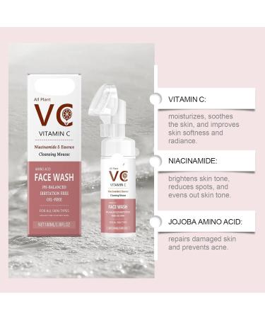 Gentle Moisturizing Foam Facial Cleanser - Deep Pore Cleaning Remove Dirt & Oil Reduce Blackheads Improve Skin Texture(1PCS) - Buy Online on GoSupps.com