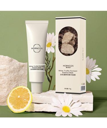 White Truffle Clay Mask - Deep Cleansing Facial Mask for Dull Skin Enlarged Pores & Blackheads | Long-Lasting Moisturizing & Smooth Skin | Unisex Skincare - Buy Online on GoSupps.com