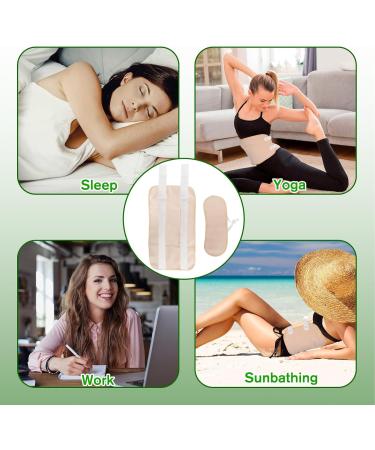 Buy Castor Oil Pack Kit - Leak-Proof Adjustable Size Organic Cotton for Waist & Neck | Flannel Khaki - International Shipping Available - Buy Online on GoSupps.com